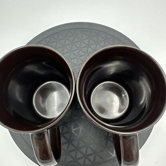 2- Starbucks 2012 Anniversary Brown Siren Crown Mermaid Gold Brown Coffee Cup - Picture 7 of 7